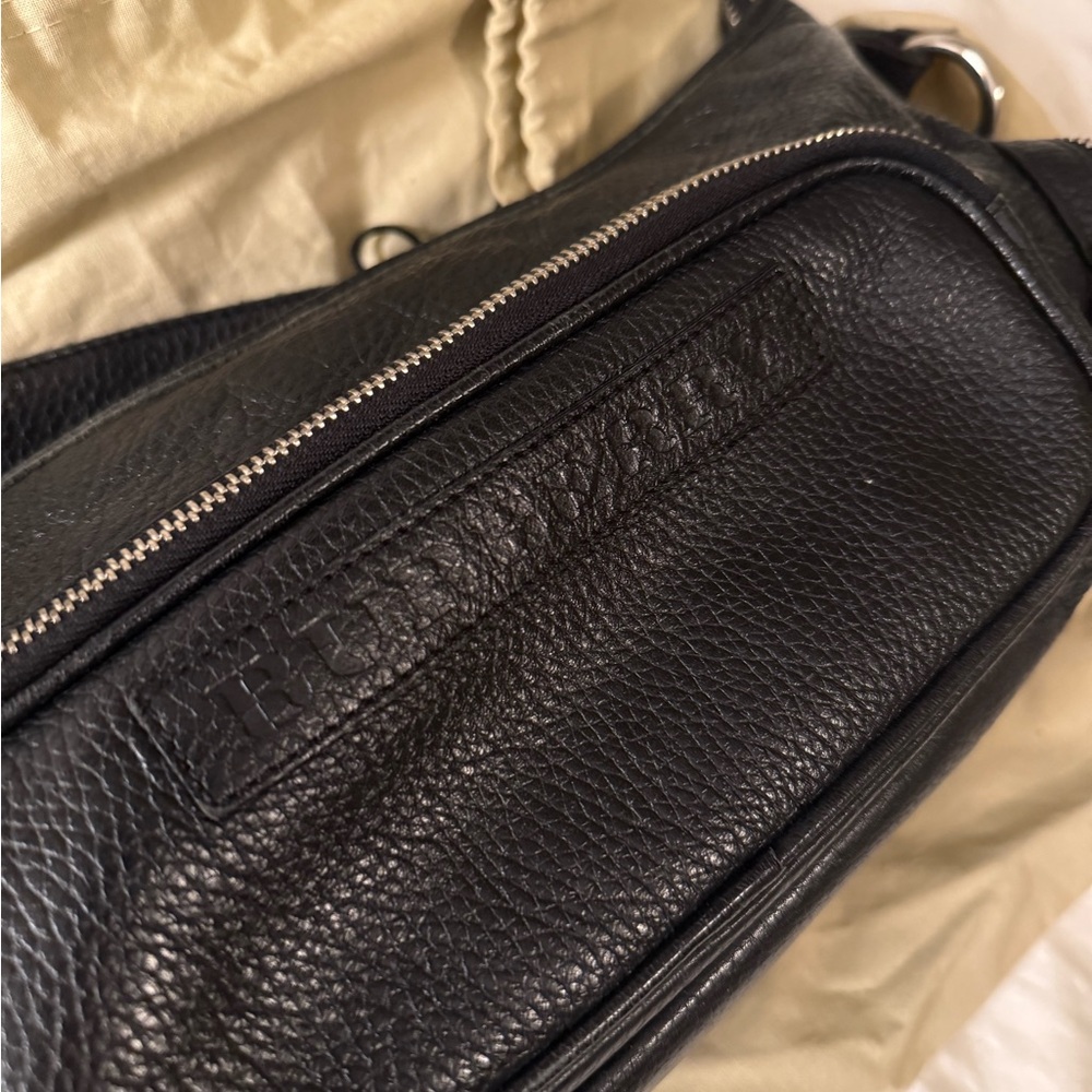 Burberry Black Leather Belt Bag/Fanny Pack - Picture 4 of 9